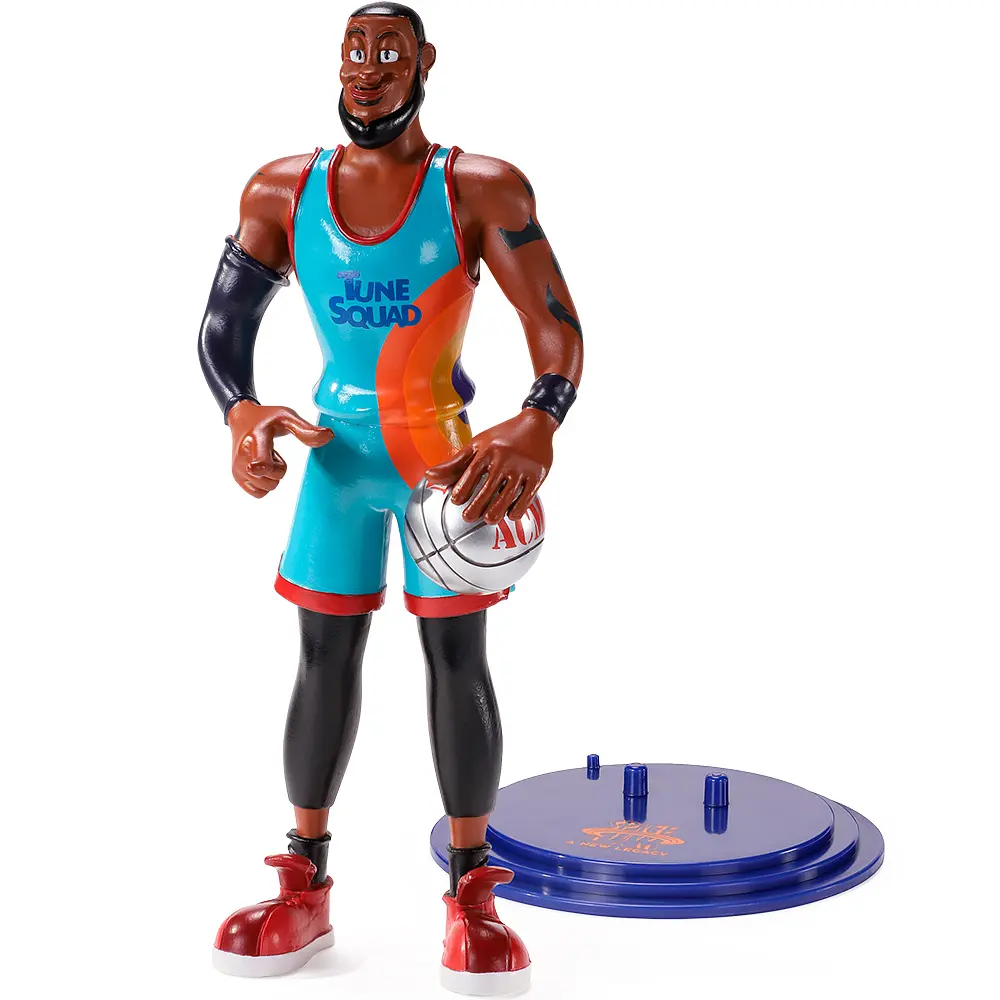 Фигурка Looney Tunes Lebron SJ2 Bendyfig (Космический джем 2) 19 см - фото 2