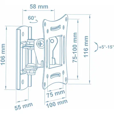 Кронштейн Walfix R-243B - фото 4