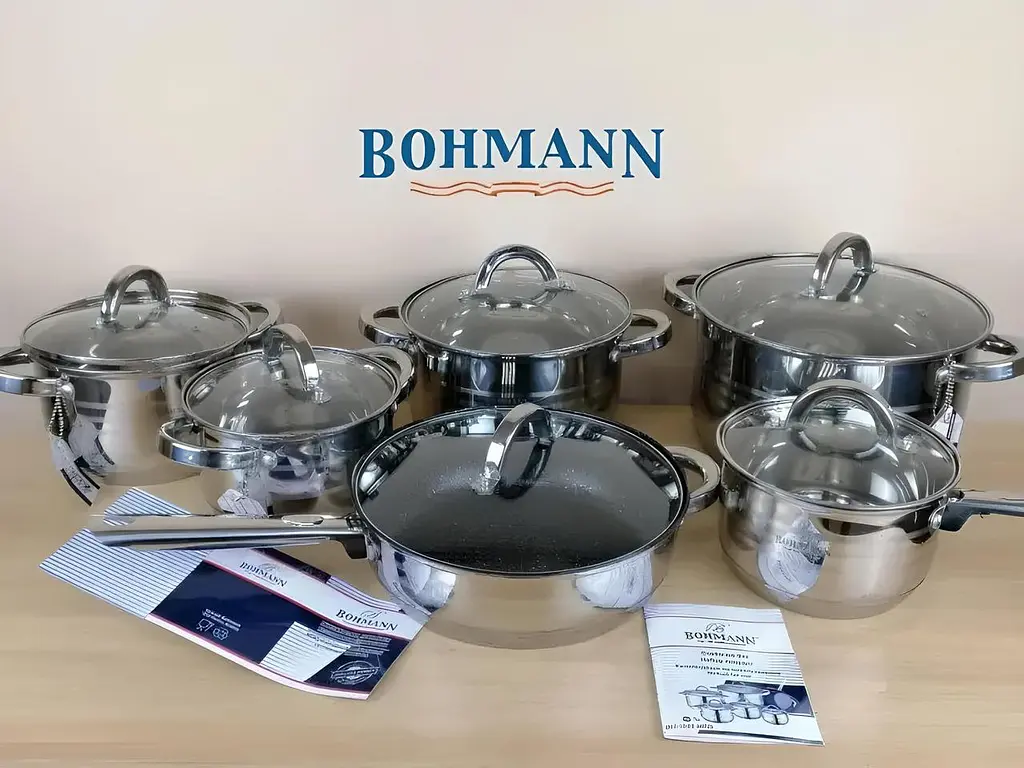 Набір посуду Bohmann BH 1232 MRB 12 предметів - фото 2