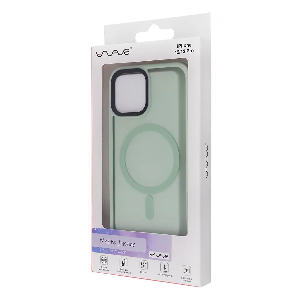 Чохол WAVE Matte Insane Case with Magnetic Ring iPhone 12/12 Pro в асортименті - фото 2