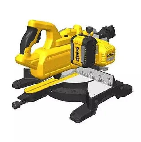 Пила торцювальна акумуляторна DeWalt з АКБ та ЗП DCS777T2 - фото 3