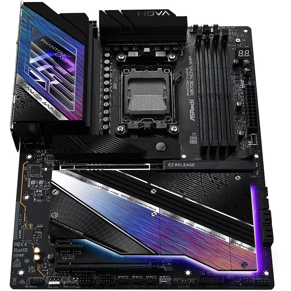 Материнская плата AsRock X870E NOVA WIFI (X870E NOVA WIFI) (Socket AM5, AMD X870E, ATX) - фото 2