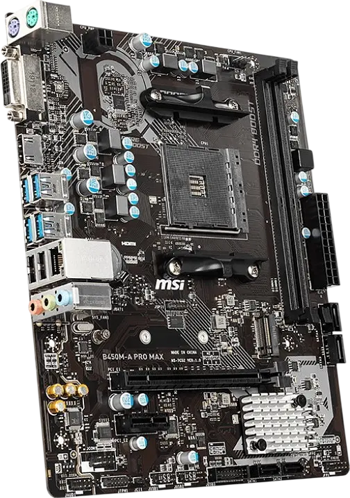 Материнська плата MSI B450M-A Pro Max Socket AM4 (B450M-A PRO MAX) Б/В - фото 2
