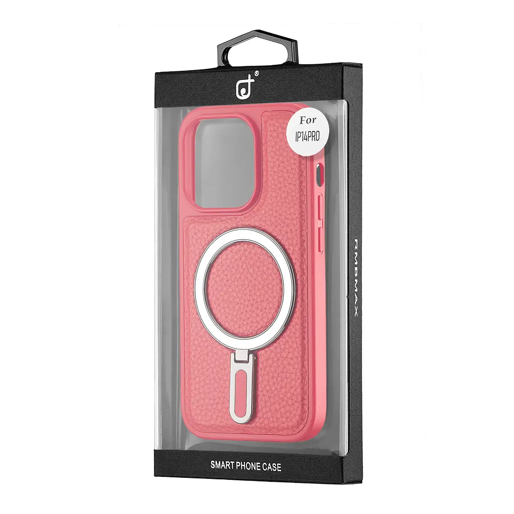 Чохол Jinduka Leather Ringo iPhone 14 Pro Red - фото 2