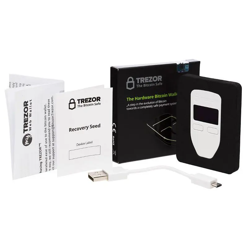 Апаратний гаманець для криптовалют Trezor Model One Білий (B00P5HU80A) - фото 7