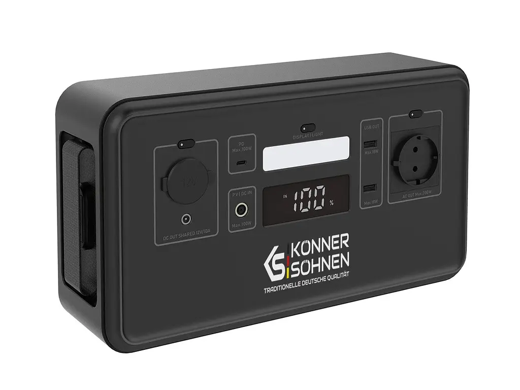 Konner & Sohnen Портативна електростанція Konner&Sohnen KS 500PS, 500Вт, 448Вт·рік, LifePo4, 230В, Bluetooth, 4.9кг - фото 2