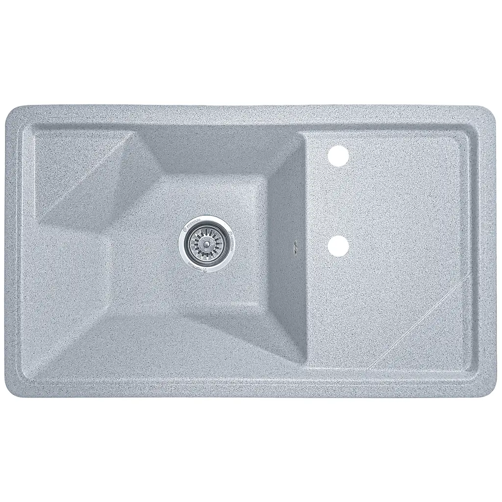 Мийка кухонна Valetti 58C гранітна 785х465 мм сіра - фото 3
