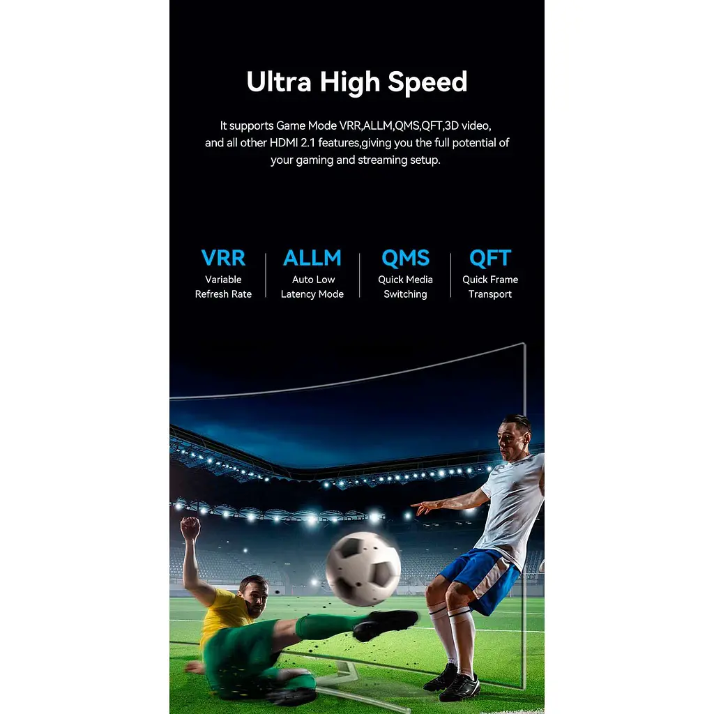 Кабель Vention HDMI-HDMI V 2.1 1 м (AGJGF) - фото 7