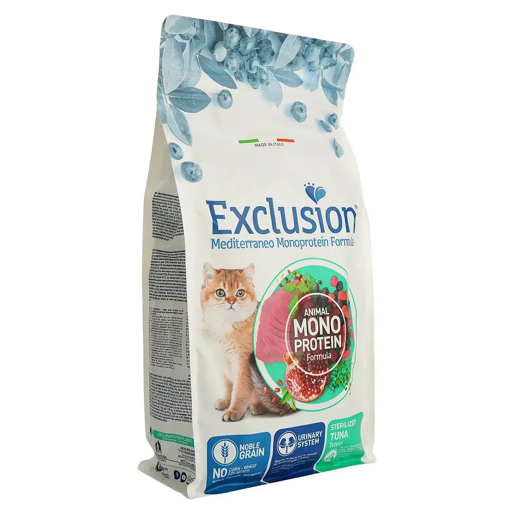 Сухий корм для котів Exclusion Noble Grain Cat Sterilized Tuna 0.3 кг - фото 3