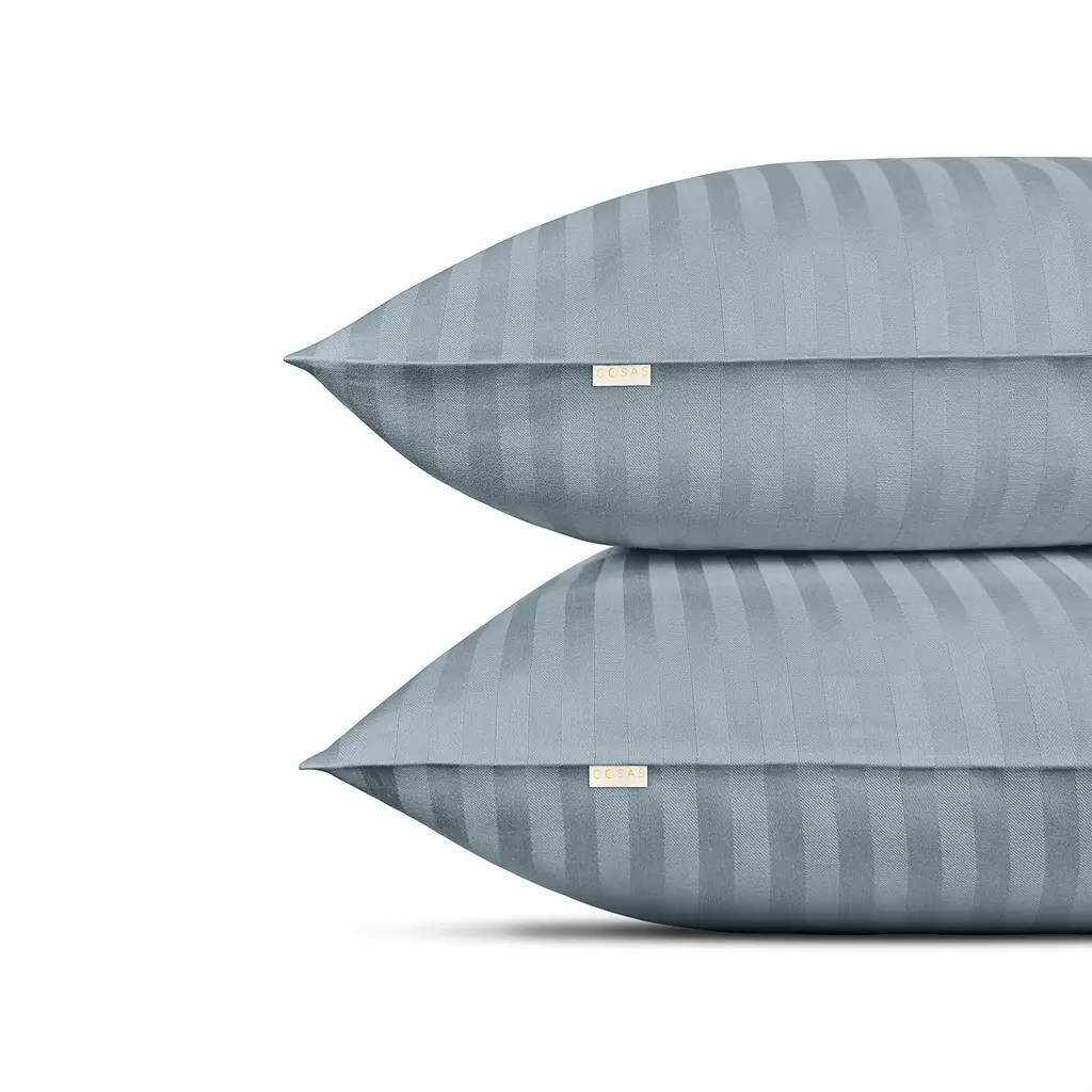 Комплект постільної білизни Cosas двоспальний сатин з простирадлом на резинці CASHMERE CS1 180 x 220 см (StrSatin_52Cashmere_El160-Cashmere_180) - фото 5