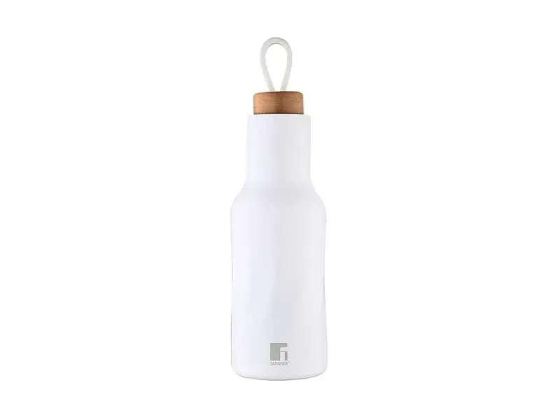 Термопляшка Bergner Naturally 500 мл (BG-37763-WH)