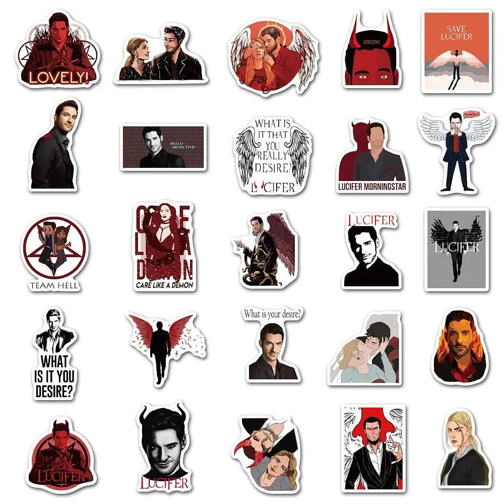 Стикерпак GeekLand Lucifer 50 штук - фото 2