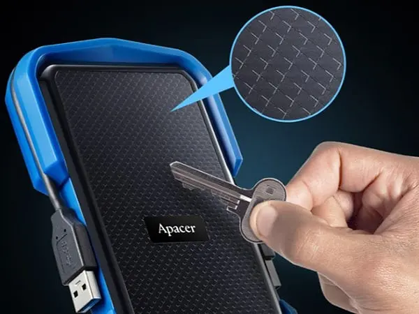 Зовнішній жорсткий диск 2.5" USB 1.0TB Apacer Apacer AC631 Black/Blue (AP1TBAC631U-1) - фото 6
