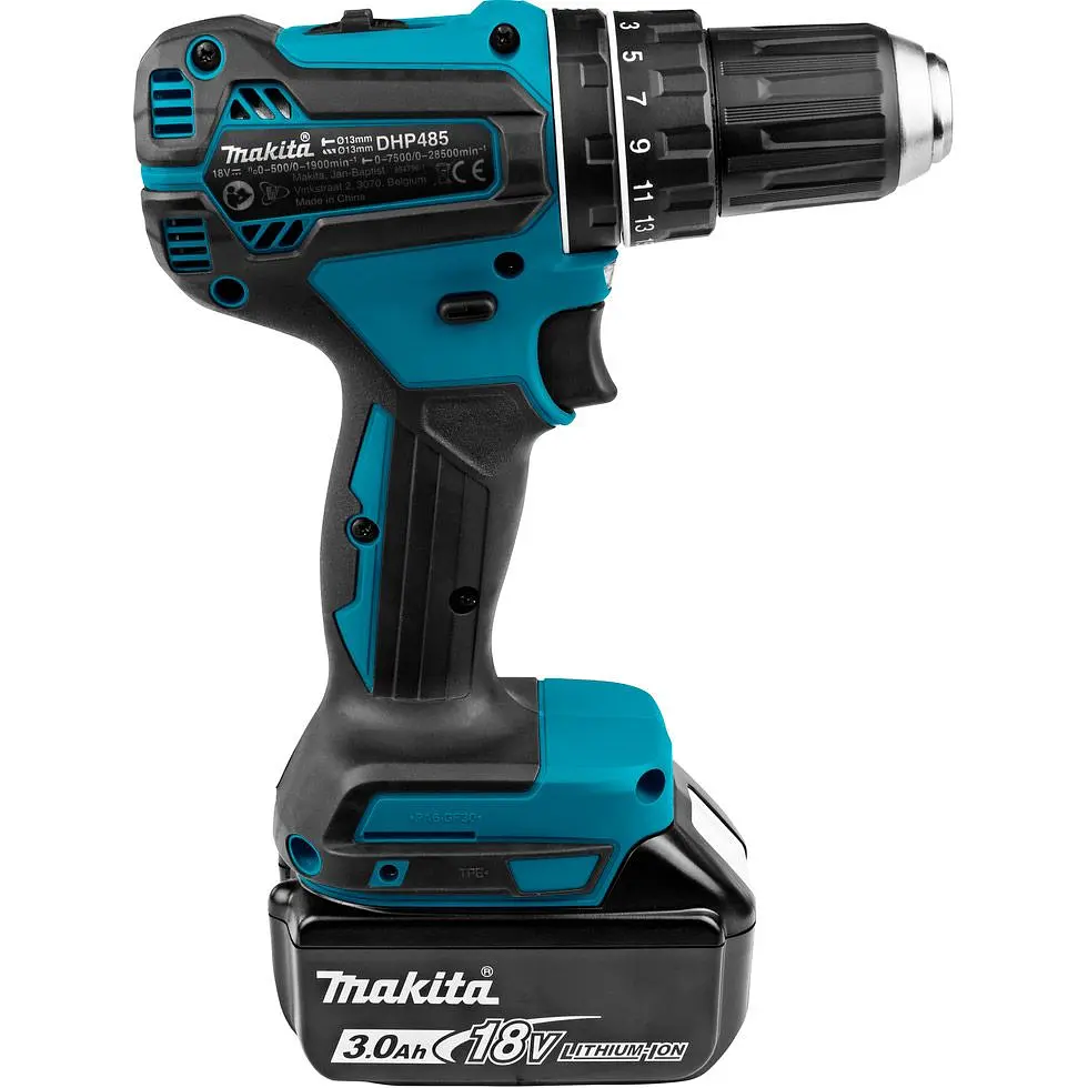 Дриль-шуруповерт Makita DHP485RFJ 18V 2x3Ah [89339] - фото 2