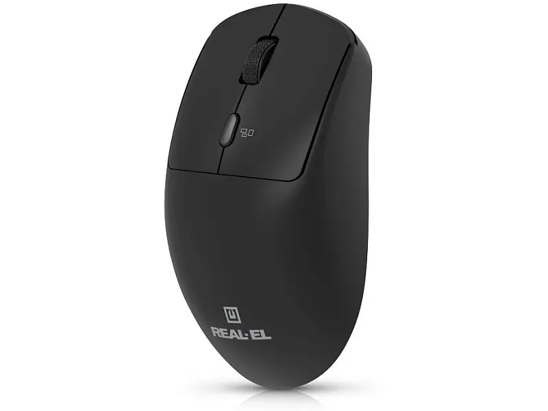 Миша REAL-EL RM-317W Black (EL123200052) - фото 6