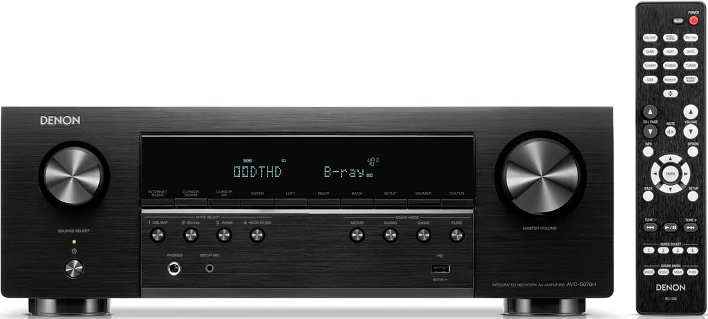 AV-Ресивер 5.2-канальний Denon AVC-S670H Black - фото 5