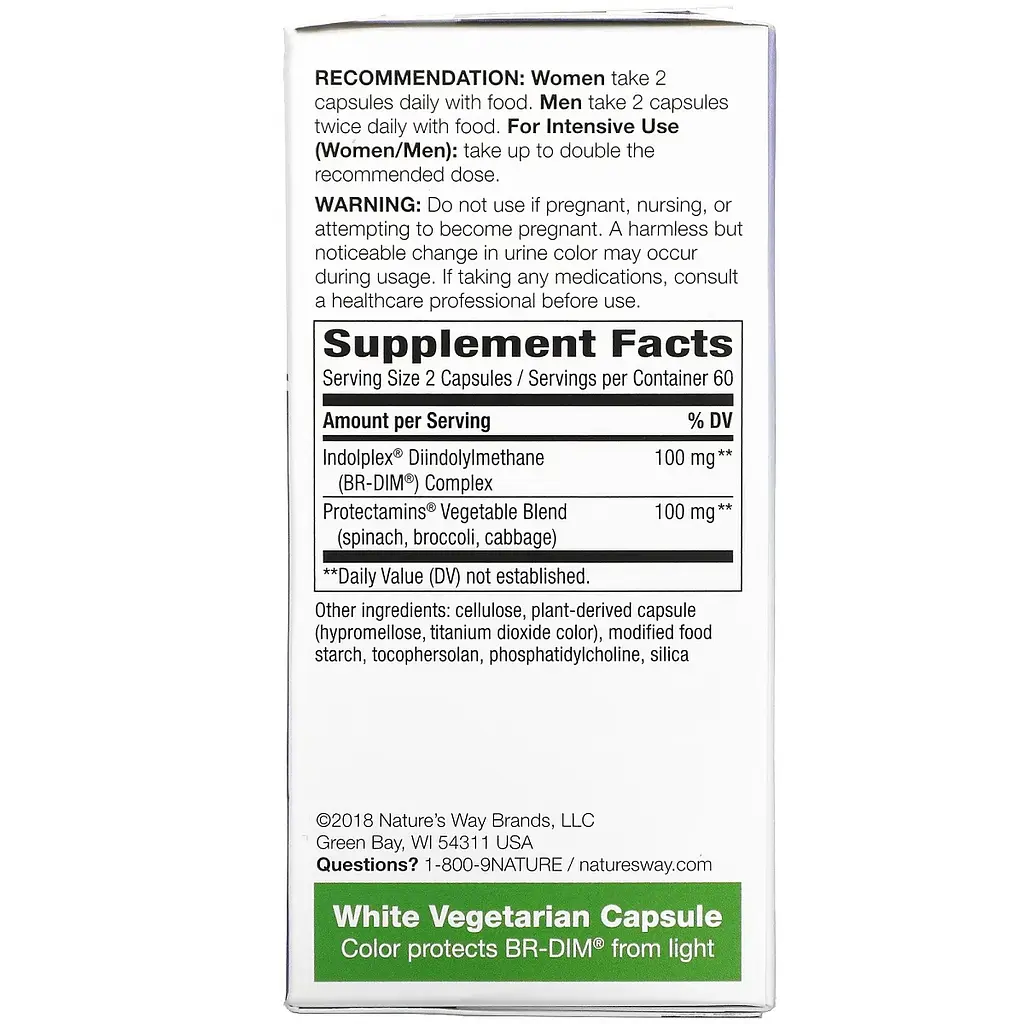Харчова добавка Nature's Way DIM-plus Estrogen Metabolism 120 капсул - фото 2