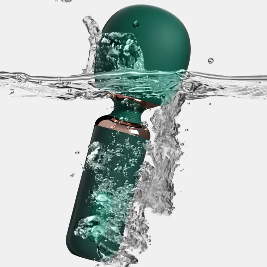 Вібромасажер Qingnan No.5 Powerful Mini Wand 18.3 см зелений - фото 10