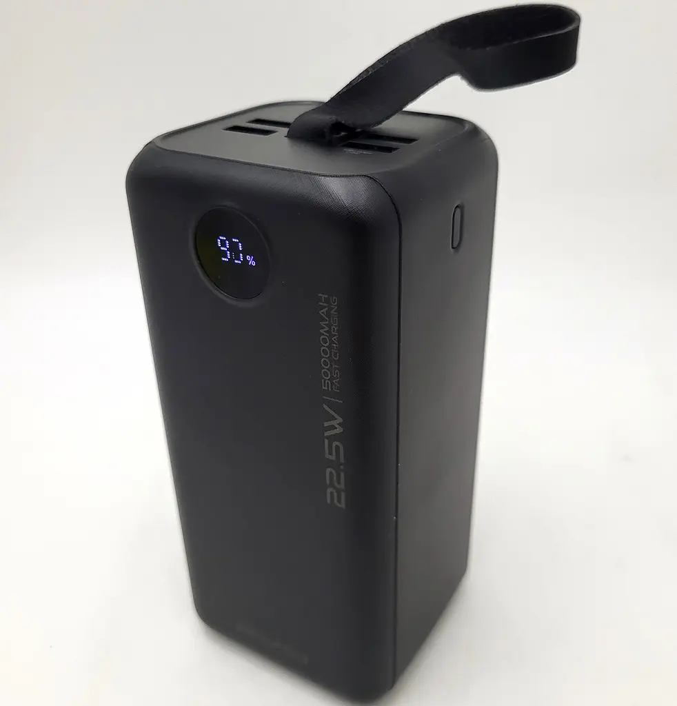 Power Bank 50000mAh із наскрізною зарядкою портативна батарея для смартфона планшета роутера USB зовнішній акумулятор повербанк із швидкою зарядкою 22.5W та дисплеєм AWEI P114K - фото 4
