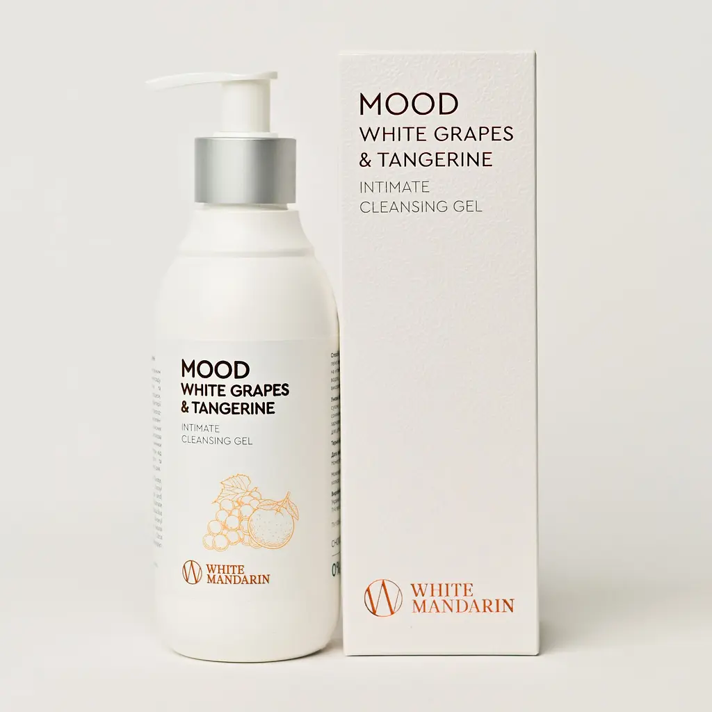 Гель для інтимної гігієни Білий виноград Мандарин Mood WHITE GRAPES & TANGERINE White Mandarin 280 мл - фото 2