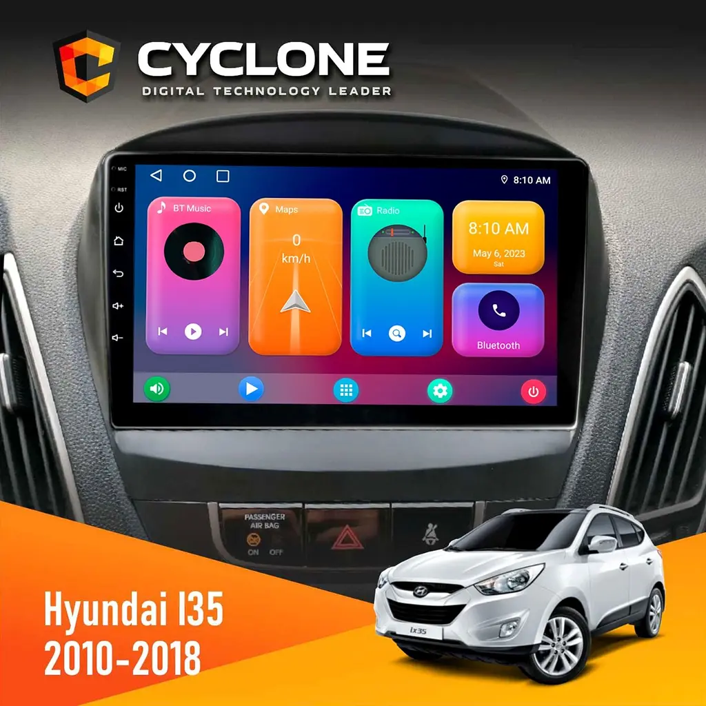 Штатна магнітола Hyundai ix35 2010-2018 Cyclone C10-001 2x32 CPL Cyclone (НФ-00002254) - фото 2