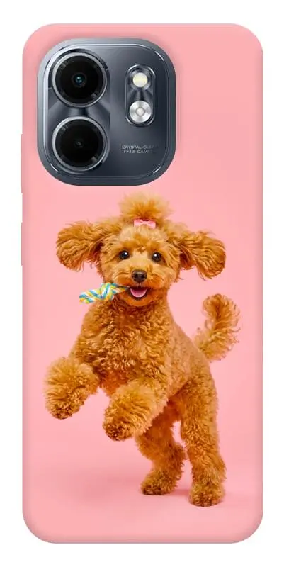 TPU чохол Demsky Happy poodle для Infinix Smart 9 4G / Hot 50i