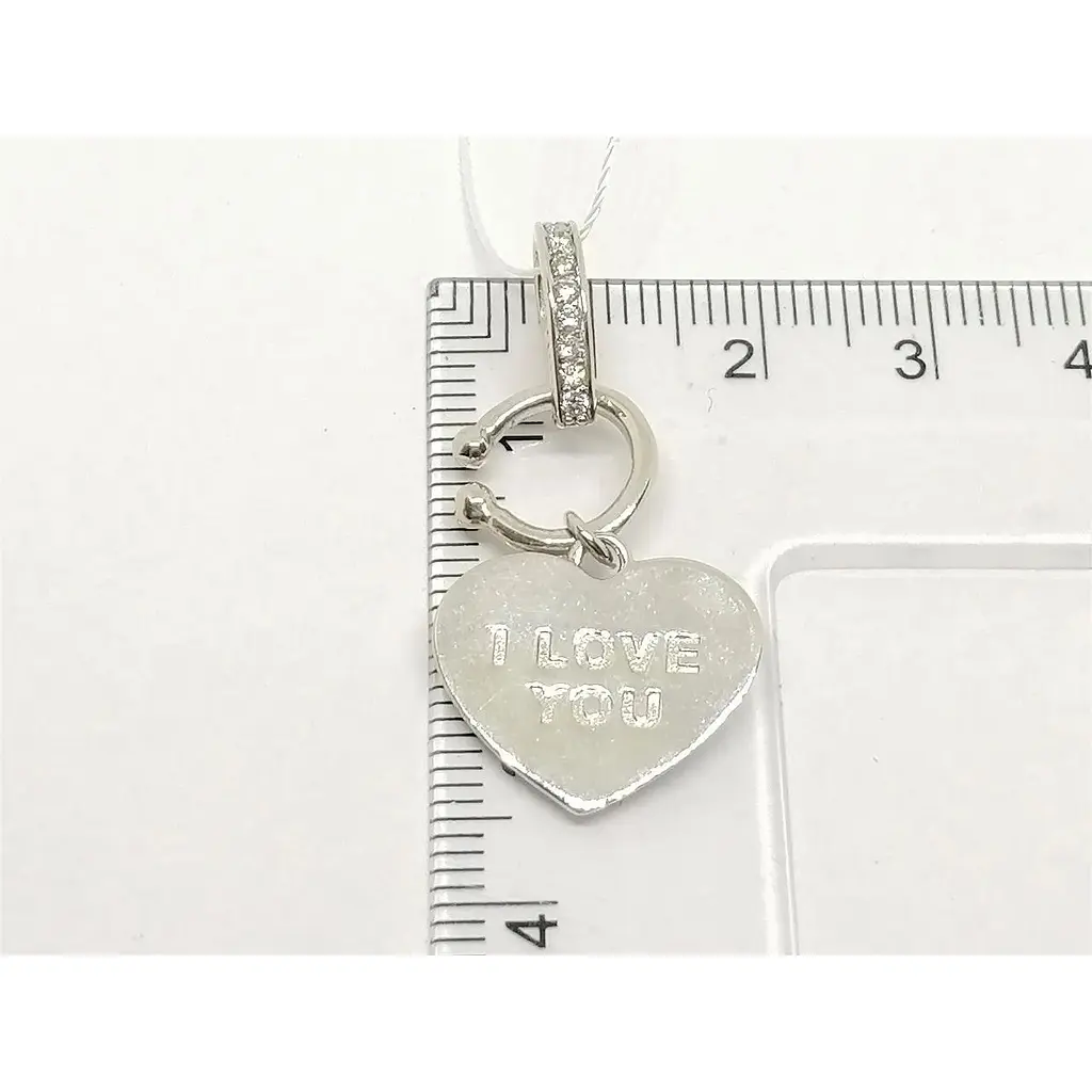 Срібна підвіска Імперія золота з фіанітами. ПВ645С - фото 4