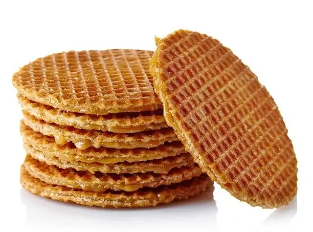 Вафлі Patisserie Stroopwafels Karamell-Waffeln із карамеллю 400г. - фото 2