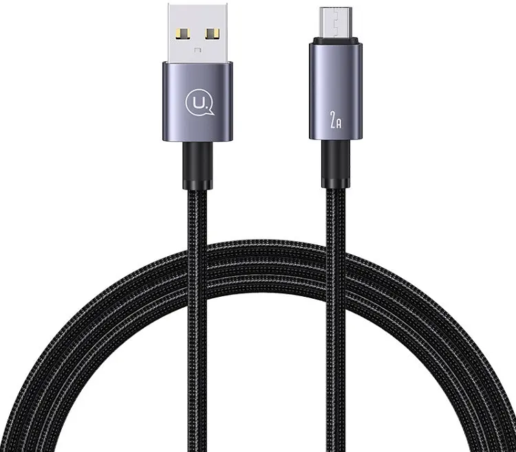 USB Кабель Usams US-SJ670 MicroUSB 2A 2.0m Tarnish - фото 2