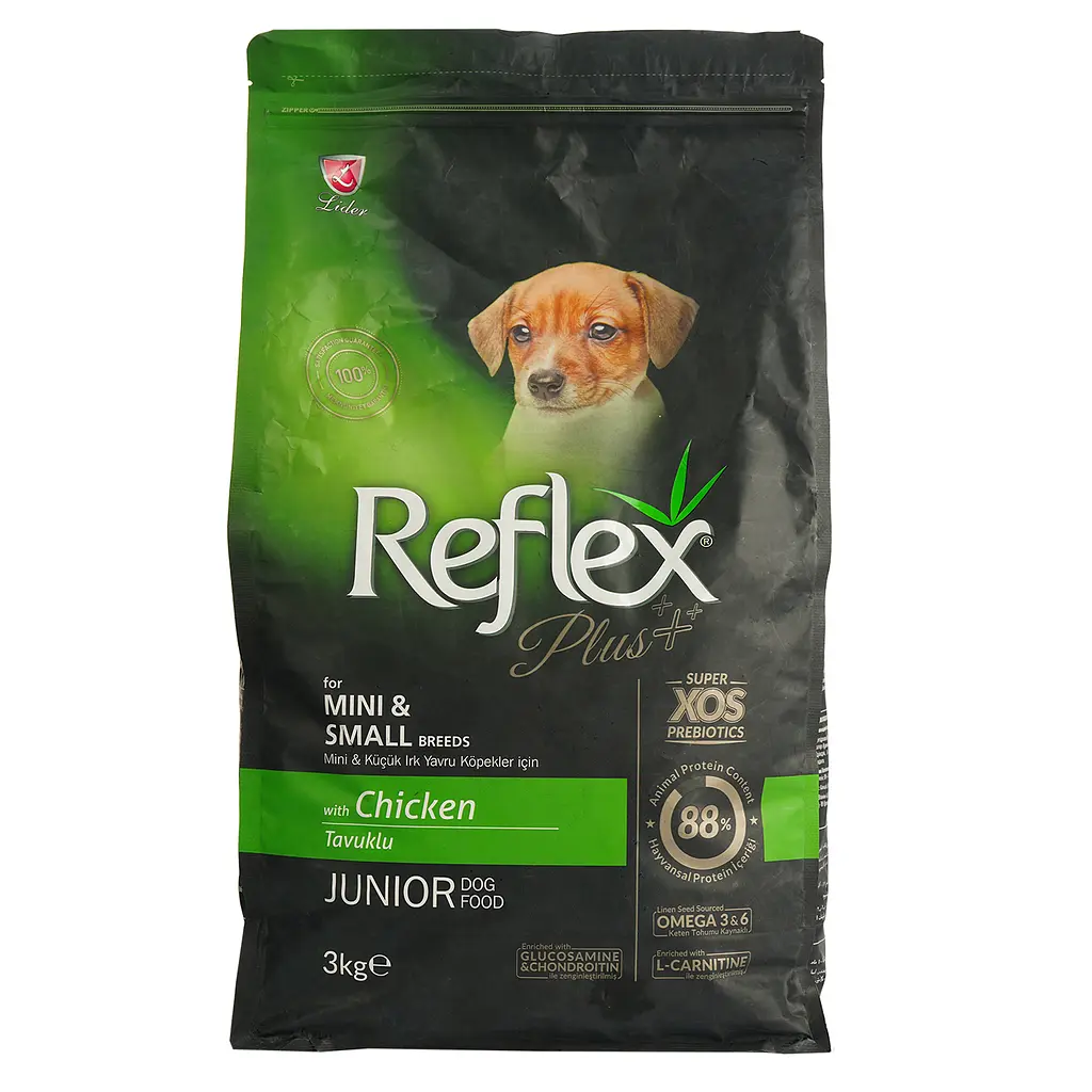 Сухой корм для щенков малых пород Reflex Plus с курицей 3 кг - фото 2