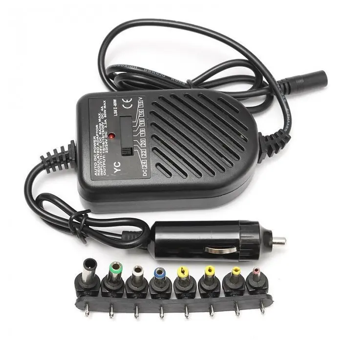 Універсальний зарядний пристрій для ноутбука від 12 V UKC EWDD8040 80 W + 8 перехідників - фото 3