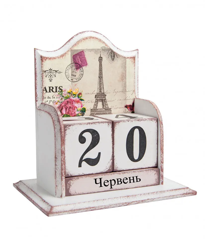 Дитячий набір для творчості. Декупаж "Вічний календар" (Д-001) D-001 календар кубик - фото 2