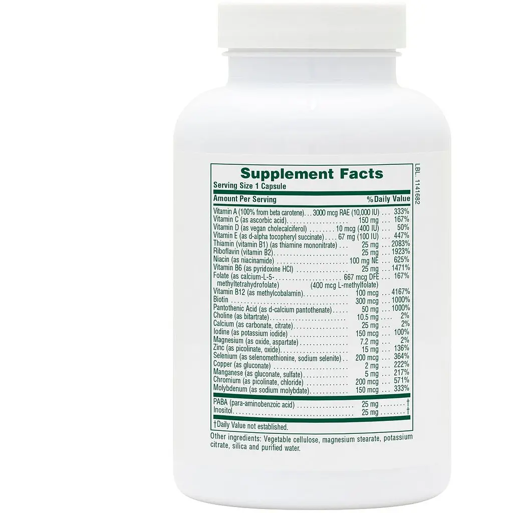 Мультивитамины ежедневные Nature's Plus Ultra One без железа 90 капсул (NTP30091) - фото 2