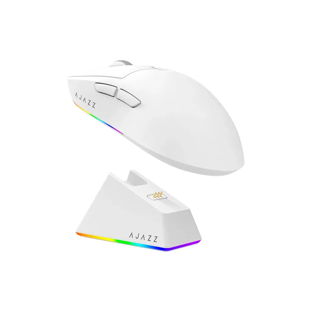 Мишка Ajazz AJ139 V2 MC Wireless/Bluetooth/USB White (AJ139-V2-MC-W) - фото 3