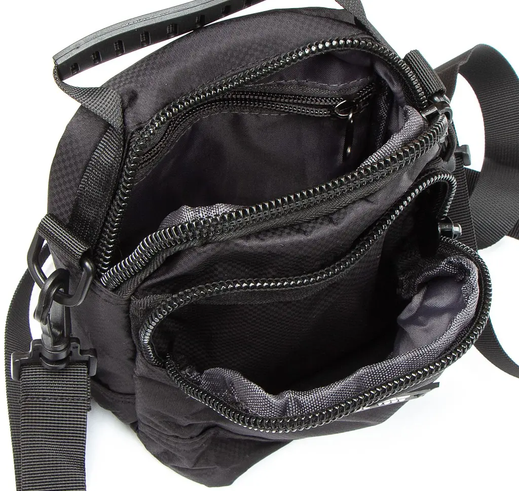 Сумка чоловіча LANPAD Чорний 15х19х8 см (LAN61028 black) - фото 5