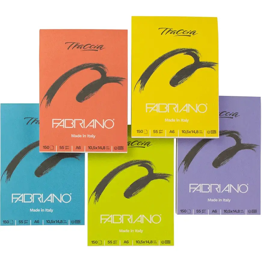 Блок бумаги для графики и каллиграфии Fabriano Traccia 55 г/м2 150 листов - фото 2