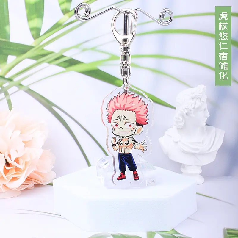 Брелок Jujutsu Kaisen Магическая Битва акриловый 5 см (AK JK 01) - фото 2