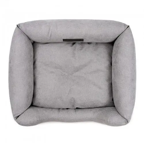 Лежак Pet Fashion Denver для собак 78х60х20 см сірий - фото 4