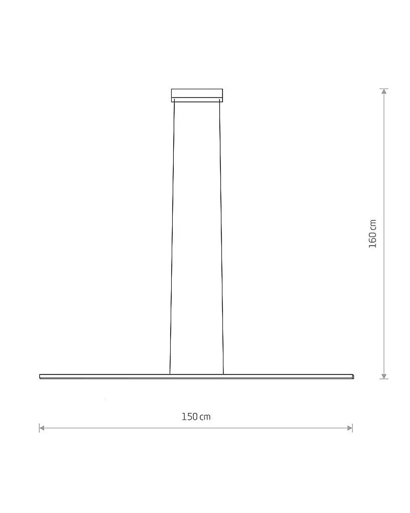 Подвесной светильник, люстра Nowodvorski 11582 Bar LED M 1x32W 4000K 2100Lm IP20 Белый - фото 6