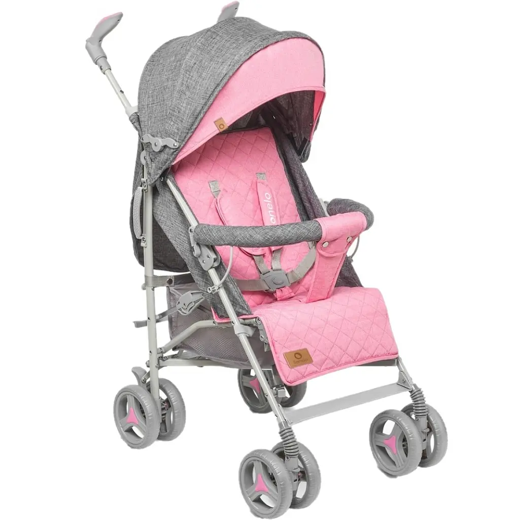 Прогулочная коляска Lionelo Irma Pink, серая с розовым (LO-IRMA PINK) - фото 1