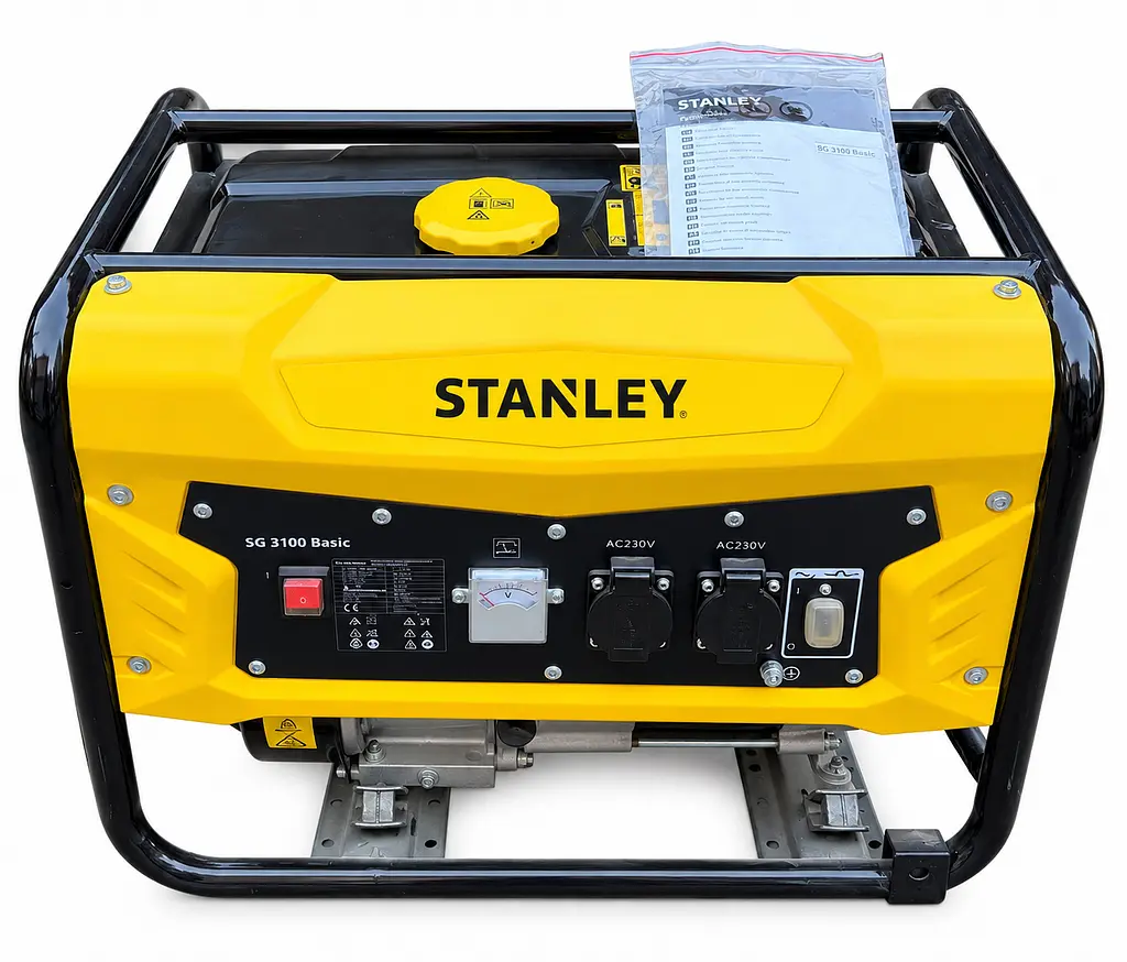 Бензиновий Генератор Stanley SG3100 Basic (2.9 – 3.2 кВт) - фото 2