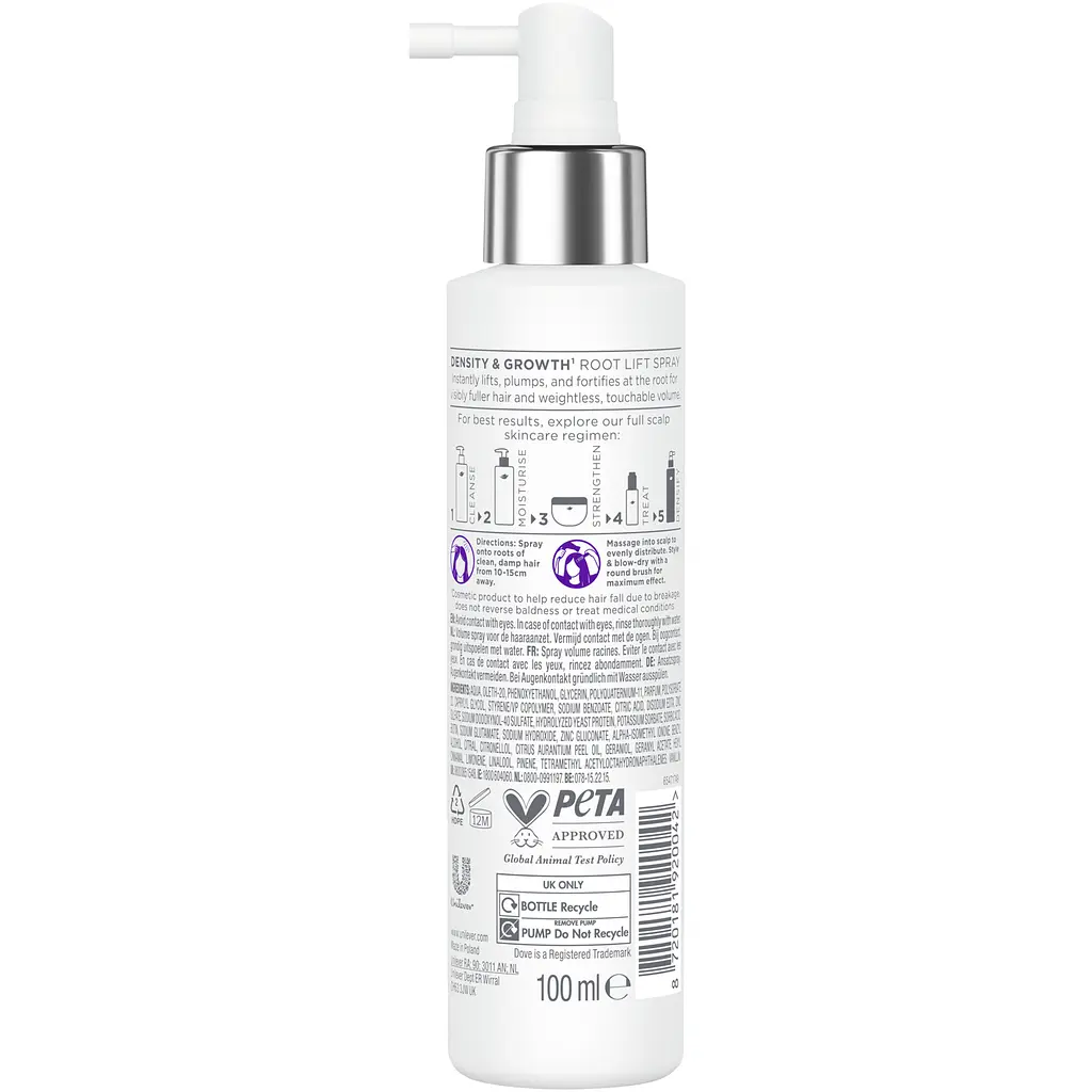 Спрей для прикореневого об'єму Dove Scalp + Hair Therapy Густота та ріст 100 мл - фото 2