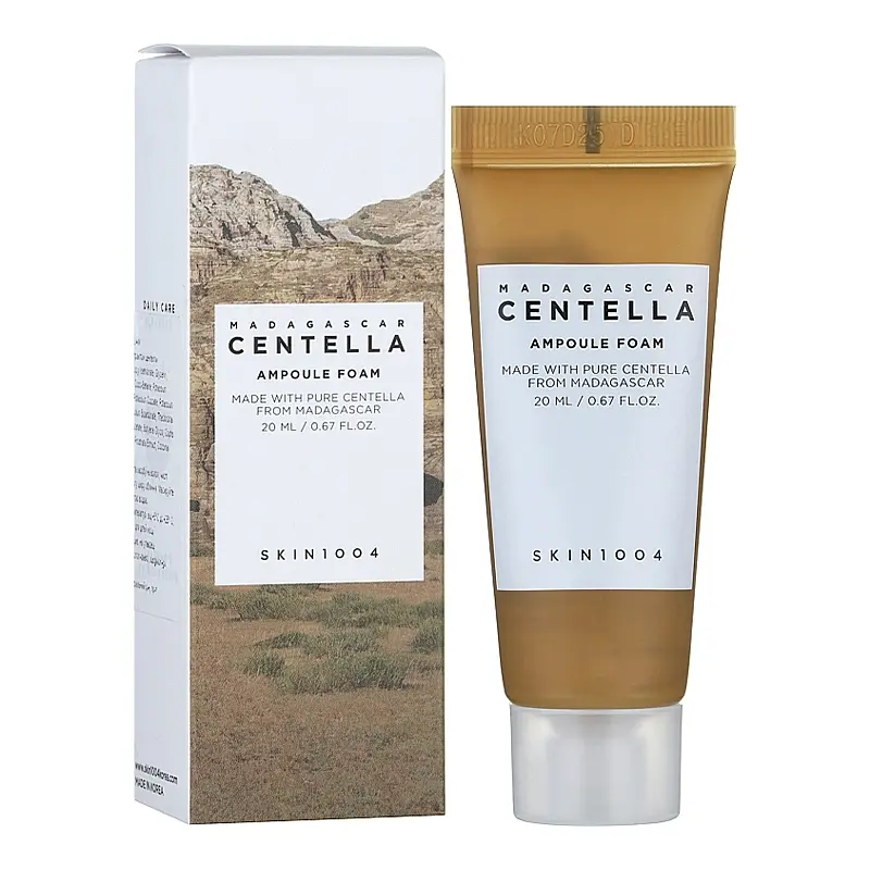 Пінка для вмивання з центеллою Madagascar Centella Ampoule Foam SKIN1004 20 мл