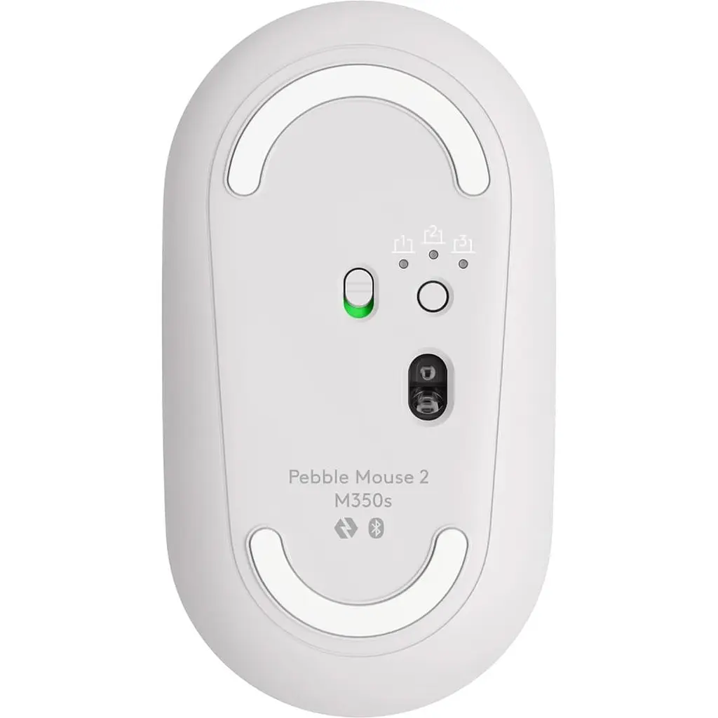 Беспроводная мышь Logitech Pebble Mouse 2 M350s White Bluetooth (910-007013) - фото 5