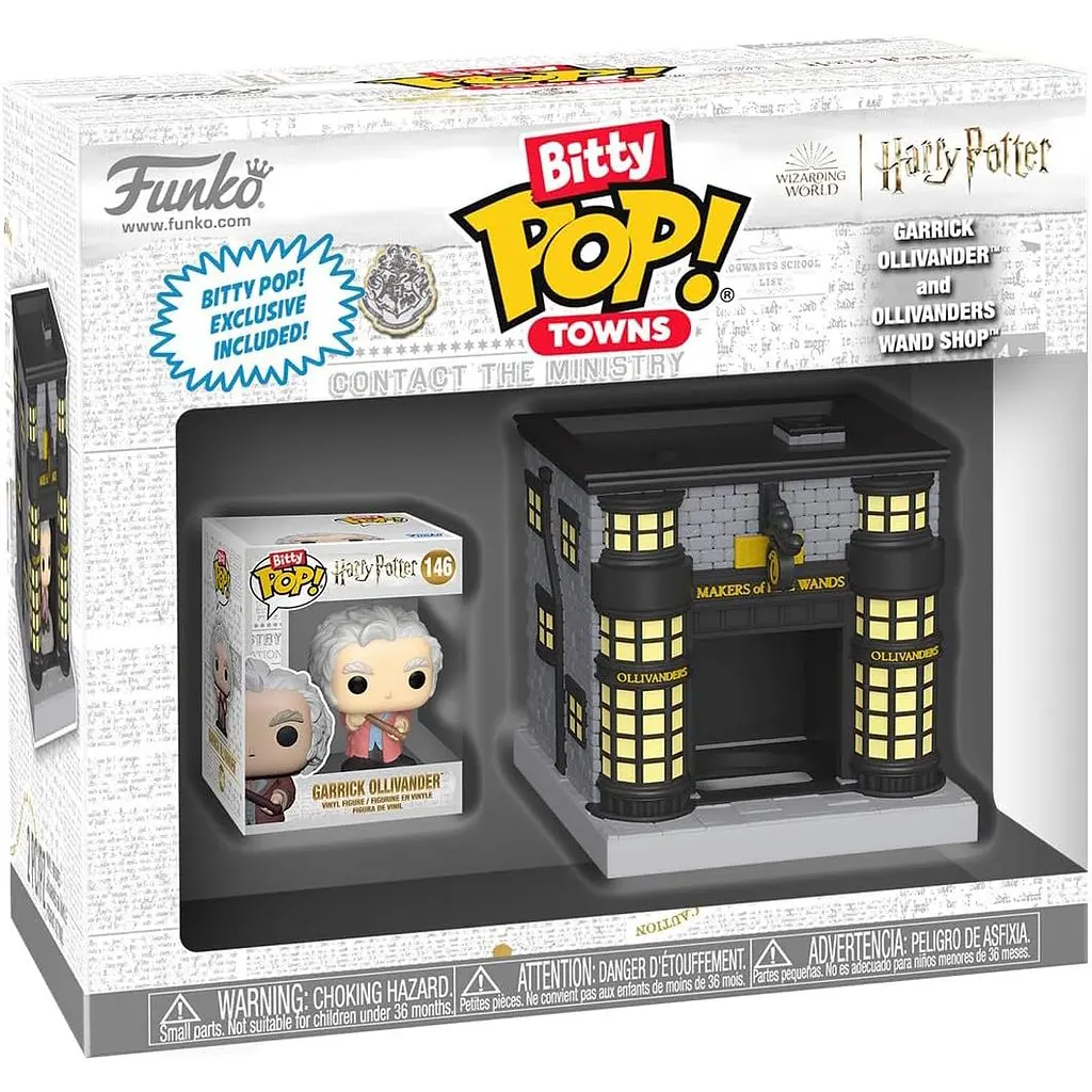 Набір фігурок Funko Bitty Pop! Harry Potter Garrick Ollivander with Ollivanders wand shop (83627) - фото 2
