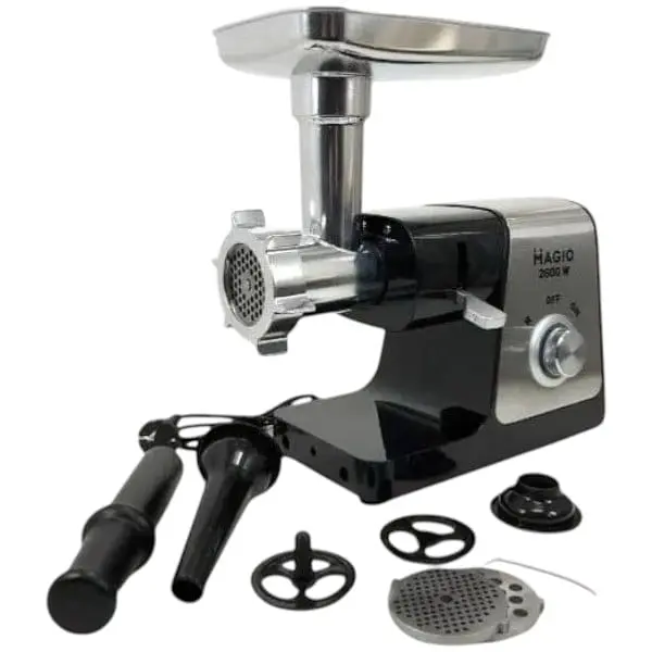 Електрична м'ясорубка з насадками для овочів Magio MG-262 2600 Вт - фото 2