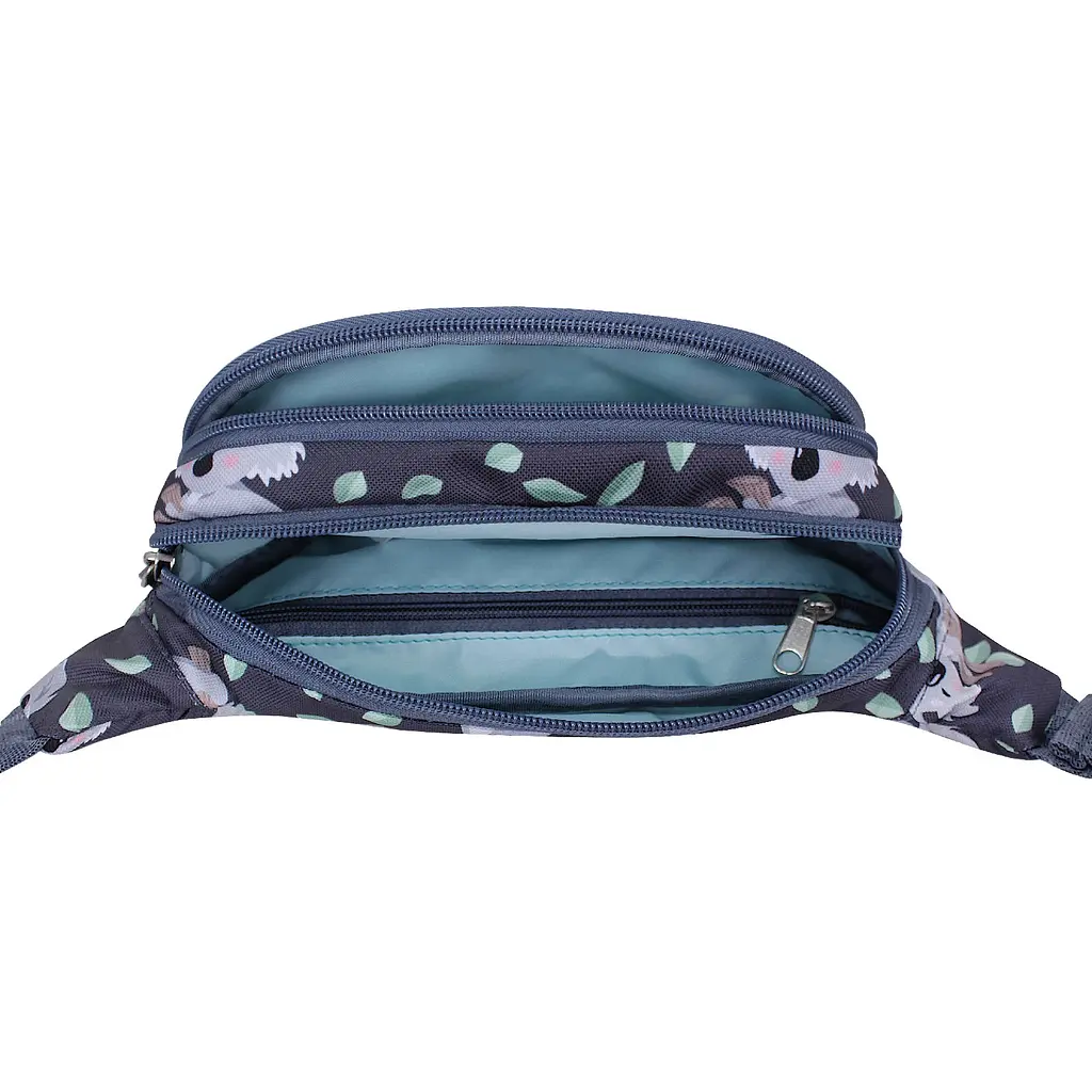 Сумка-бананка Bagland Bella 2 л сублимация 990 чернильная с принтом (00202664) - фото 4