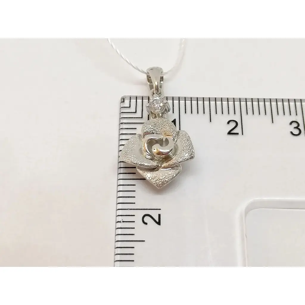 Золота підвіска Золотий Вік з фіанітом. 31827/02/3/52 - фото 4