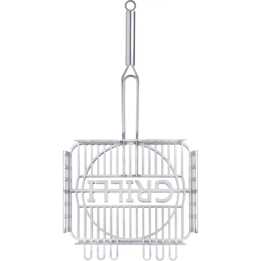 Решітка-гриль Grilli для барбекю з харчової нержавіючої сталі 1.5 мм 31x26 см (777766) - фото 3
