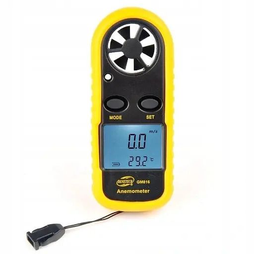 Цифровий анемометр 0,1-30 м/с, -10-45 °C BENETECH GM816 - фото 9